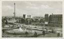 Berlin-Charlottenburg - Reichskanzlerplatz mit Blick auf Ausstellungsgelände - Foto-AK