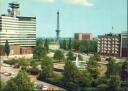 Foto-AK - Berlin - Theodor-Heuss-Platz mit SFB und Funkturm