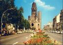 Postkarte - Berlin - Kurfürstendamm und Kaiser-Wilhelm-Gedächtniskirche