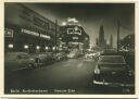 Berlin - Kurfürstendamm - Kranzler Eck bei Nacht - Foto-AK