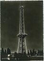 Funkturm bei Nacht - Foto-Ansichtskarte