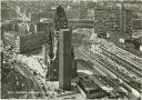 Berlin - Kaiser-Wilhelm-Gedächtniskirche mit Hardenbergstrasse - Foto-AK