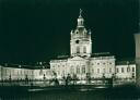 Berlin - Schloss Charlottenburg bei Nacht - Foto-AK Grossformat