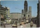 Postkarte - Kaiser-Wilhelm-Gedächtniskirche - VW-Bus