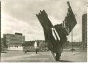 Postkarte - Berlin - Ernst-Reuter-Platz - Bronzeplastik