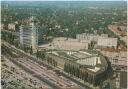 Postkarte - Berlin - Blick vom Funkturm auf das Gebäude