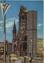 Berlin - Kaiser Wilhelm Gedächtnis Kirche - AK Grossformat