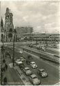 Berlin - Gedächtniskirche mit Hochhaus - Foto-AK