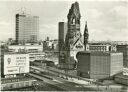 Berlin - Gedächtniskirche mit Europa-Center - Foto-AK Grossformat