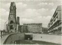 Berlin - neue Gedächtniskirche im Bau - Foto-AK Grossformat