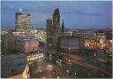 Berlin - Gedächtniskirche mit Europa-Center - AK Grossformat