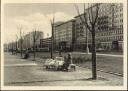 Postkarte - Stalinallee - Promenade Nordseite