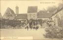 Jagdschloss Grunewald - Hof mit Jagdgruppe von Pierson - Postkarte