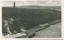 Berlin - Der Kaiser Wilhelm Turm am Wannsee - Fliegeraufnahme - Foto-AK