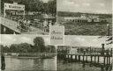 Berlin - Kladow - Dampferanlegestelle Brücke II - Personenschiffe Ernst Reuter und Jupiter - Foto-AK