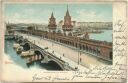 Postkarte - Berlin-Kreuzberg - Oberbaumbrücke