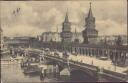 Postkarte - Berlin - Oberbaumbrücke - Schiff Germania