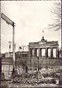 Foto-AK - Berlin - Mauer - Brandenburger Tor