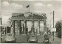 Berlin - Brandenburger Tor - Sektorengrenze - Foto-AK Grossformat