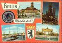 Ansichtskarte - Berlin - Blende auf! - Tegeler See - Rathaus Schöneberg