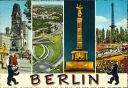 Postkarte - Berlin - Funkturm - Gedächtniskirche