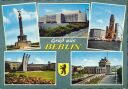 Postkarte - Berlin - Siegessäule - Deutschlandhalle