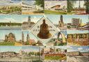 Postkarte - Berlin - Viersektoren-Stadt