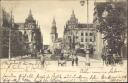 Gruss aus Berlin - Kaiser-Wilhelm-Strasse - Postkarte