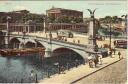 Ansichtskarte - Berlin-Mitte - Nationalgalerie Friedrichsbrücke