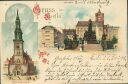 Postkarte - Berlin-Mitte - Gruss aus Berlin - Marienkirche - Das Luther-Denkmal