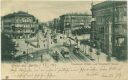 Postkarte - Berlin-Mitte - Potsdamer Strasse und Brücke - Strassenbahn