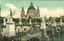 Postkarte - Berlin - Schlossbrücke mit Dom