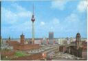Berlin - Fernsehturm - Rathaus - Foto-Ansichtskarte