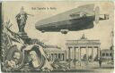 Postkarte - Graf Zeppelin in Berlin