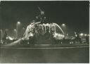 Berlin - Neptun-Brunnen - Nacht - Foto-Ansichtskarte