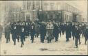 Berlin-Mitte - Demonstration in der Strasse Unter Den Linden - Postkarte