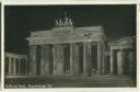 Brandenburger Tor bei Nacht - Foto-Ansichtskarte