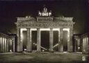 Foto-AK - Berlin - Brandenburger Tor bei Nacht