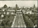 Berlin - Strasse des 17. Juni und Brandenburger Tor - Foto-AK Grossformat