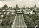 Berlin - Strasse des 17. Juni und Brandenburger Tor - Foto-AK Grossformat