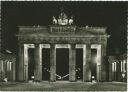 Berlin - Brandenburger Tor bei Nacht - Foto-AK Grossformat