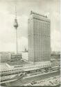 Berlin - Interhotel Stadt Berlin und Fernsehturm - Foto-AK Grossformat