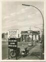 Berlin - Brandenburger Tor - Foto-Ansichtskarte Großformat