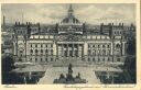 Berlin - Reichstagsgebäude mit Bismarckdenkmal