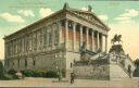 Postkarte - Berlin - Kgl. National-Galerie mit Denkmal Friedrich Wilhelm III.