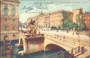 Berlin - Kurfürstenbrücke mit Königlichem Schloss - Ansichtskarte