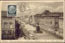 Postkarte - Berlin Unter den Linden mit Denkma