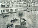 Berlin - Palast der Republik - Hauptfoyer mit Gläserner Blume und Galerie des Palastes - Foto-AK Grossformat