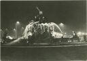 Berlin - Neptun-Brunnen bei Nacht - Foto-AK Grossformat