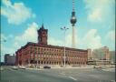 Berlin - Rotes Rathaus mit Fernsehturm